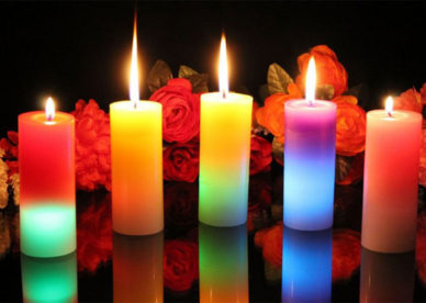 صور أشكال شموع رومانسية ملونة Colored Candles Images-عالم الصور